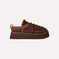 UGG Heritage Lace-Up Slipper BURNT CEDAR