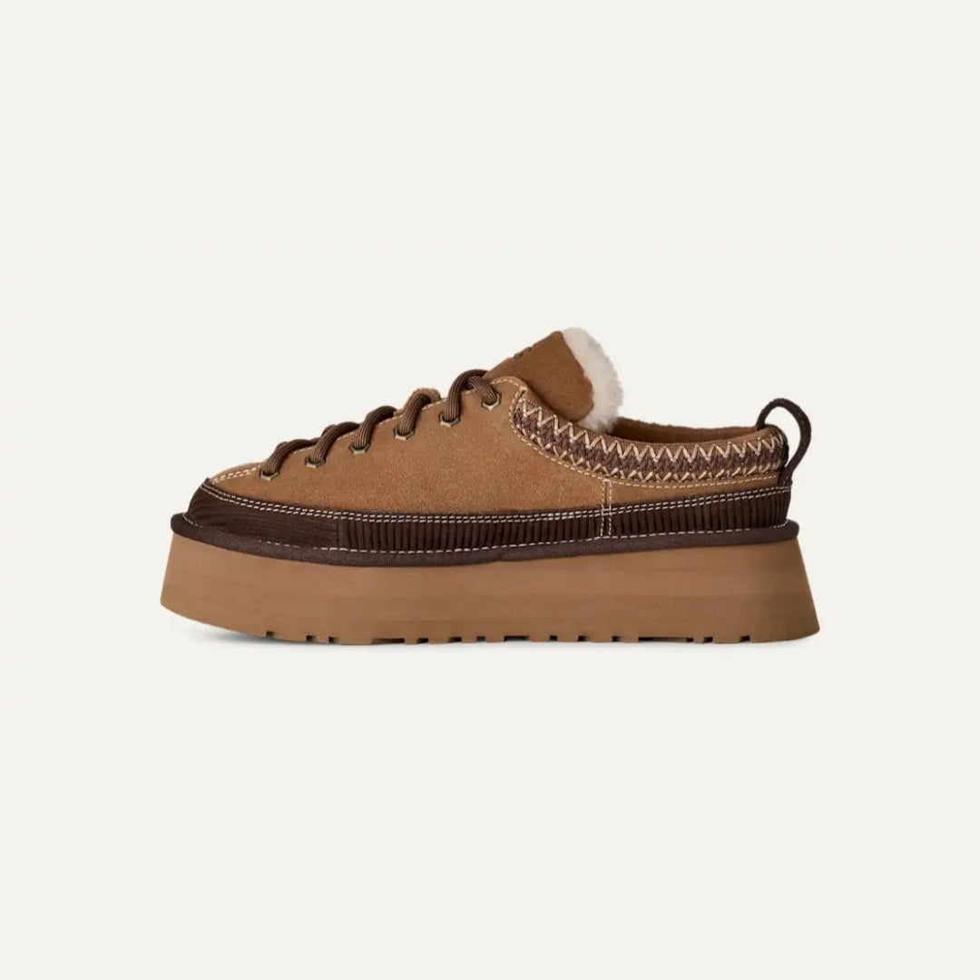 UGG Heritage Lace-Up Slipper  CHESTNUT COLOR (